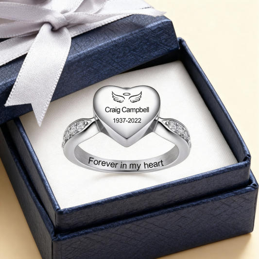 Personalized Bone Ashes Ring