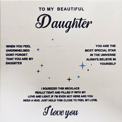 Family's Love Engraved Pendant with LED Gift Box