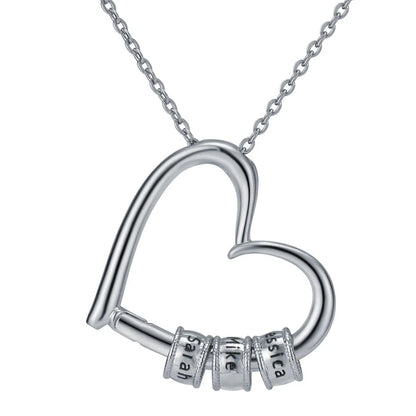 Heart of Our Family – Personalized Necklace with Luxury Forever Rose Box