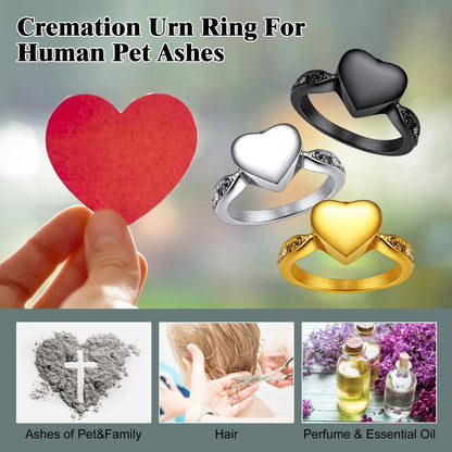 Personalized Bone Ashes Ring